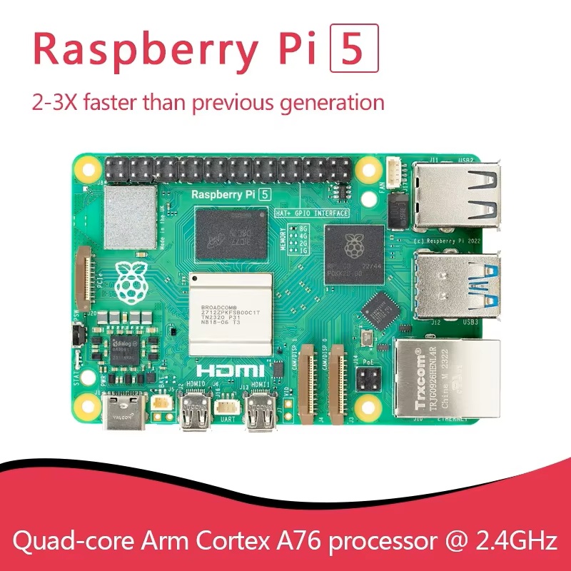 Official Original Raspberry Pi - đánh giá và giá Raspberry Pi 5 8Gb Board