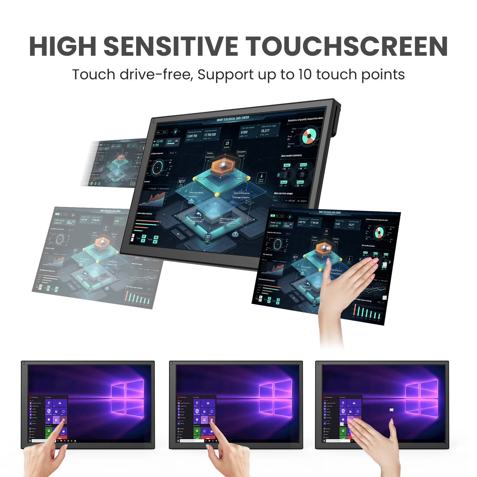 HDR 1280x800 IPS Capacitive To - đánh giá và giá Raspberry Pi 10.1 Inch Capacitive Touch Screen Ips